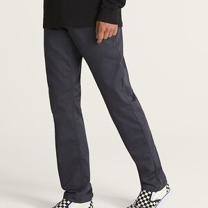 VANS Mens Chino Pants Size 32 x 31 Flat Front Navy BLUE